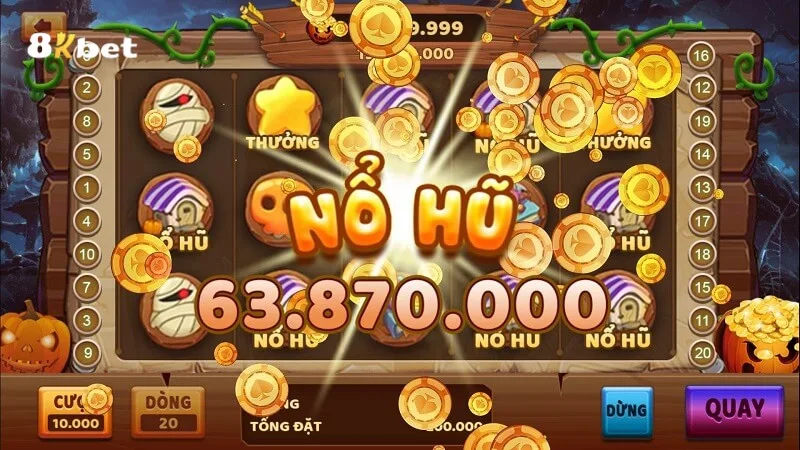 Khám phá trò chơi nổ hũ 8KBET cùng cơ hội nhận thưởng khủng